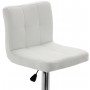 Krzesło Barowe  Kosmetyczne Fryzjerske Fotel Z Oparciem White Outlet - 6